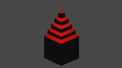 self sorting cube pyramid