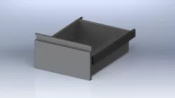 Sheet metal drawer