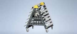 sheet metal tool cart
