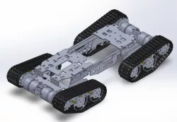 SN1300 Quad Tread RC Tank Chassis