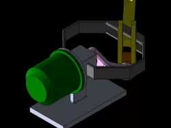 Spherical Oblique Crank Rocker Mechanism