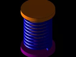Spring model with animation