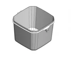 SQUARE JAR with Handle ( the Body )