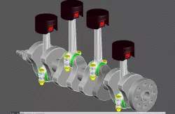 Straight-four engine