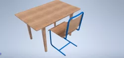 Table and chair