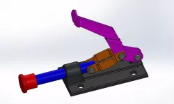 Toggle push clamp