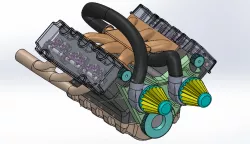 V6 Car Engine