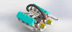 V6 PISTON ENGINE