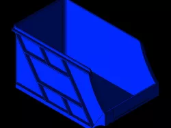 Wall Storage Bin-Blue-N-20
