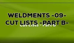 Weldments -09- Cut Lists - Part B