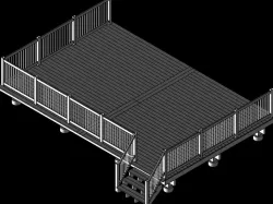 Wooden deck