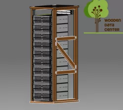 Wooden Server Rack 600x900x42HE