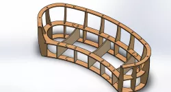 wooden sofa chassis