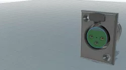 XLR Female Panel Mount