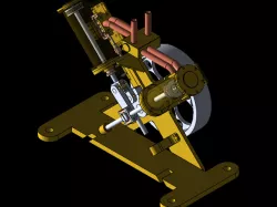 2 CYLINDER V-SHAPED ENGINE