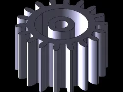 3d gear spur gear