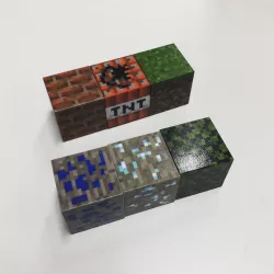 3D printed Minecraft brocks