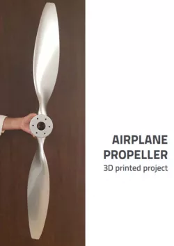 3D printed propeller as ceiling lamp tutorial
