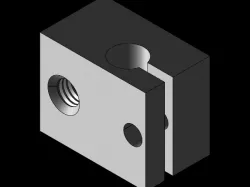3d printer heat block