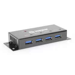 4 Port USB 3.2 Gen 1 Mini High-Power Hub w/ Port Status LEDs