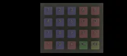 4x5 keypad