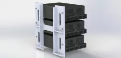 adaptor to attach DM556 stepper drivers to a cabinet