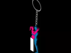 Adult Sex Positions Key Ring