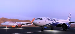 Air india and Indigo A320 Sharklets