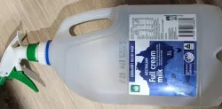 Aus milk bottle cap thread and spray bottle or alcohol dispenser adapter