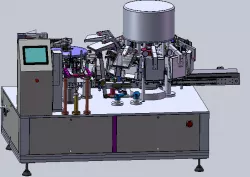 Automatic bag feeding vacuum packaging machine