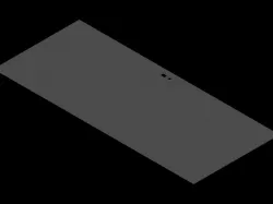 Back skin sheet metal door