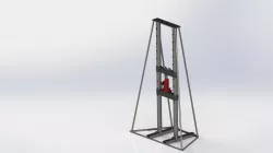 Cable Reel Stand (by Hydraulic Jack)