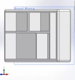 Center console organizer