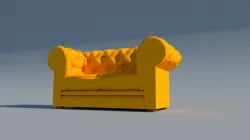 Chesterfield Sofa, button sofa