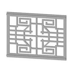 Chinese style small lattice window frame