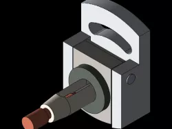 clapper block assembly