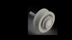 Crane trolley drive wheel