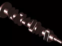 Crank Shaft of 12 Cylinder Engine