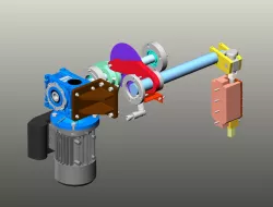 Cutter assembly with cam drive