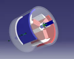 DC motor with internal Rotor Winding