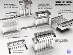 Ejector Pin Cutting & Grinding Fixture