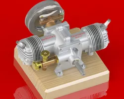 ETW - Reddog Craftsman 10cc Flat Twin 2-Stroke Engine.