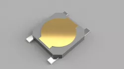 Flat micro push button