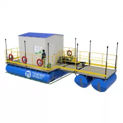 Floating pumping station