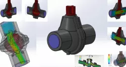 Flow Analysis on Ball Valve