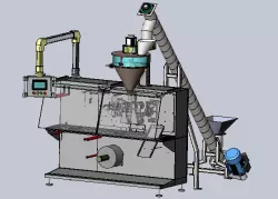 Fully automatic horizontal bag making and packing machine