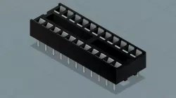 GENERIC IC SOCKET - 22 PIN