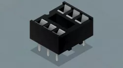 GENERIC IC SOCKET - 6 PIN