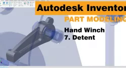 Hand Winch Part Modeling - 7. Pawl