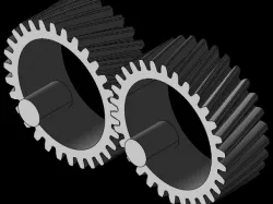 Helical Gear Animation